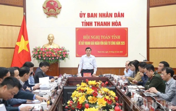 Thanh Hóa tăng tốc giải ngân vốn đầu tư công: Quyết liệt về đích trong “chặng cuối” 2025